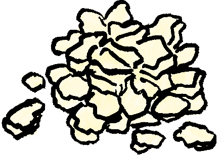 Illustration of Cheese curds by the artist JG Debray